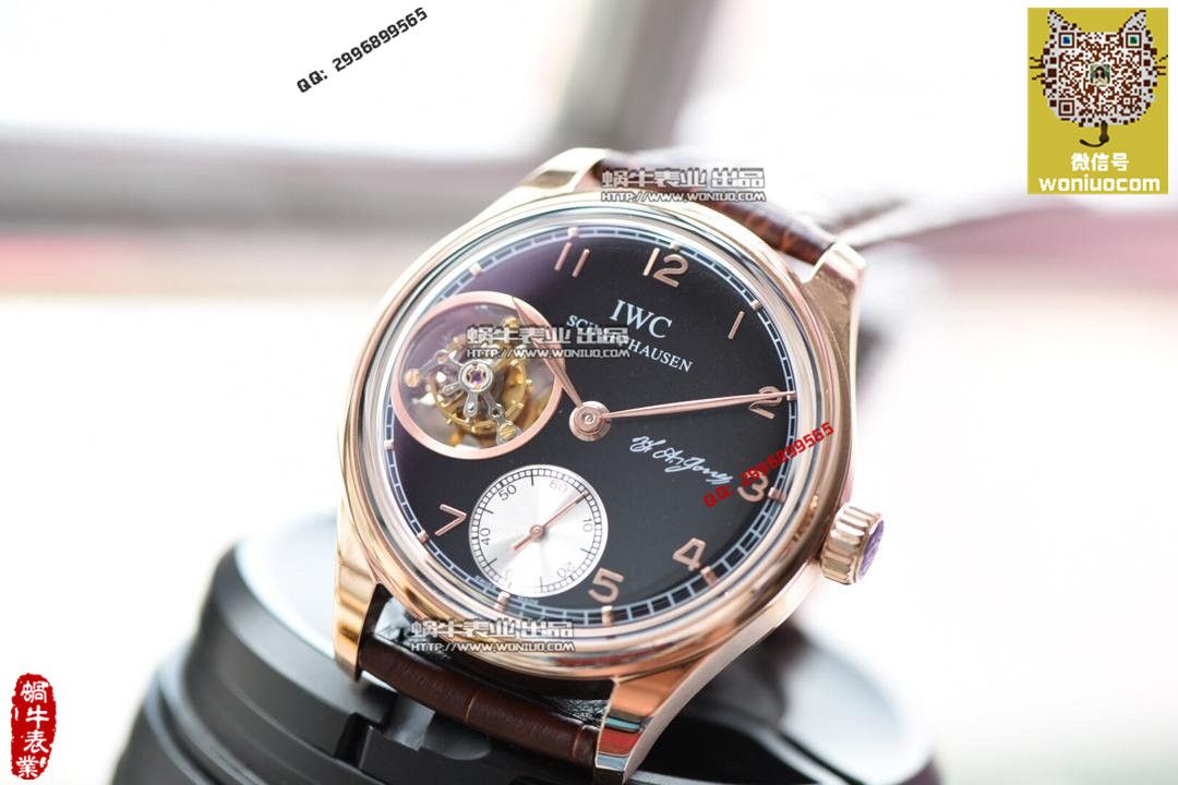 【实拍图鉴赏】TF厂1:1高精仿手表之万国葡萄牙系列IW546301  顶级陀飞轮男表！ / WG259