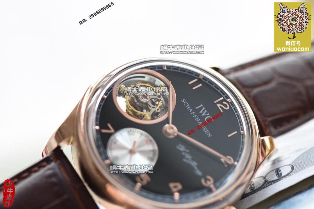 【实拍图鉴赏】TF厂1:1高精仿手表之万国葡萄牙系列IW546301  顶级陀飞轮男表！ / WG259