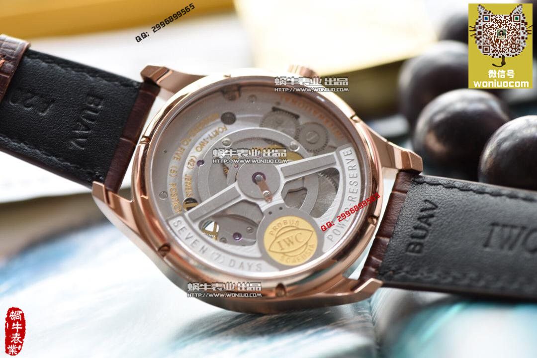 【实拍图鉴赏】TF厂1:1高精仿手表之万国葡萄牙系列IW546301  顶级陀飞轮男表！ / WG259