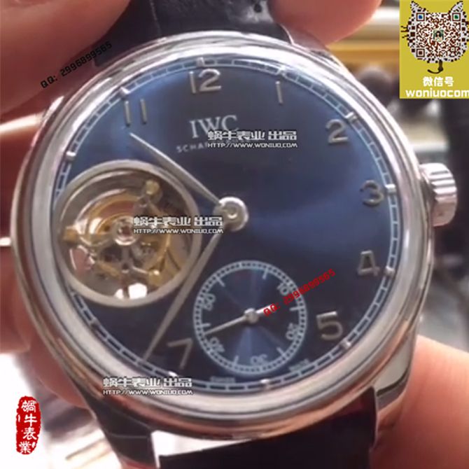 【实拍图鉴赏】TF厂1:1高精仿手表之万国葡萄牙系列IW546301  顶级陀飞轮男表！ / WG259