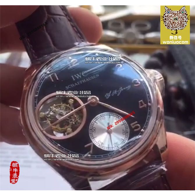 【实拍图鉴赏】TF厂1:1高精仿手表之万国葡萄牙系列IW546301  顶级陀飞轮男表！ / WG259