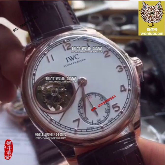 【实拍图鉴赏】TF厂1:1高精仿手表之万国葡萄牙系列IW546301  顶级陀飞轮男表！ / WG259