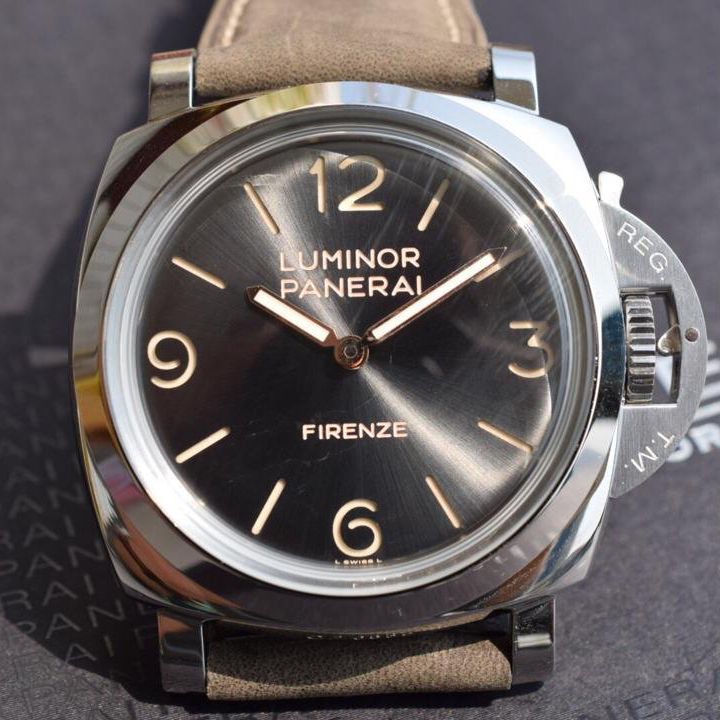 【实拍图鉴赏】SF厂超A高精仿手表之沛纳海灰面PAM00605男表