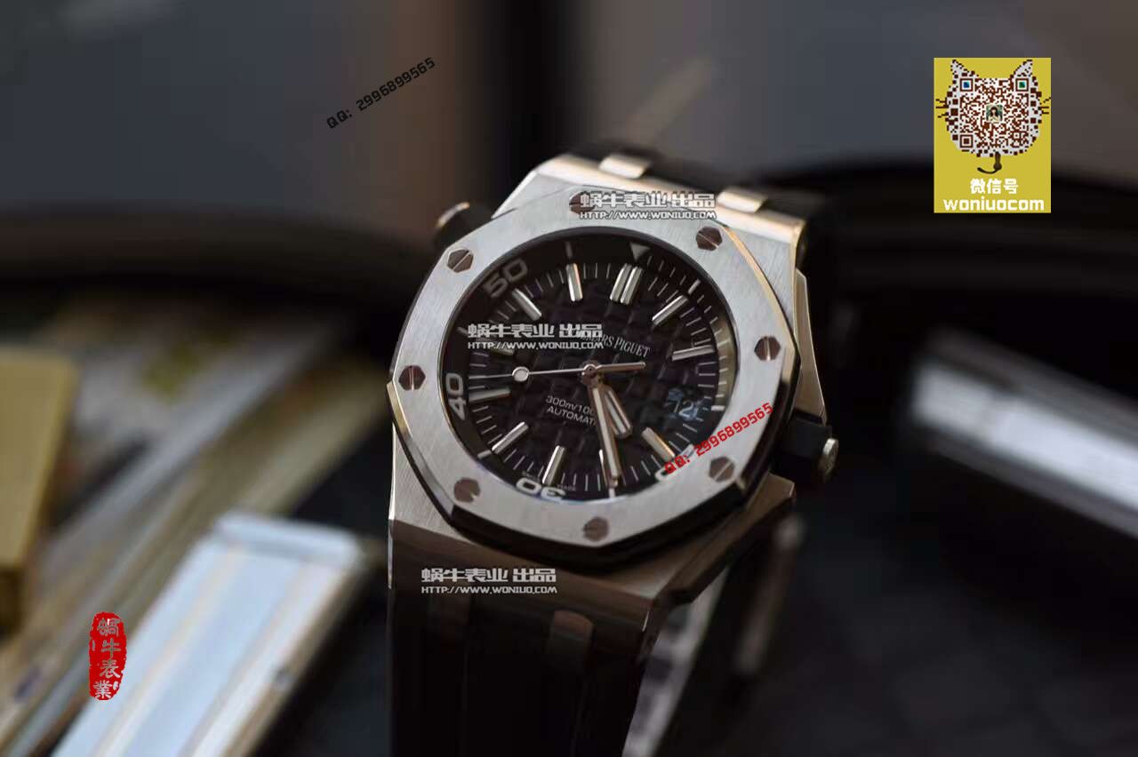 【实拍图鉴赏】N厂神器-爱彼复刻高仿AP皇家橡树离岸经典15703ST.OO.A002CA.01男士手表 / AP031B