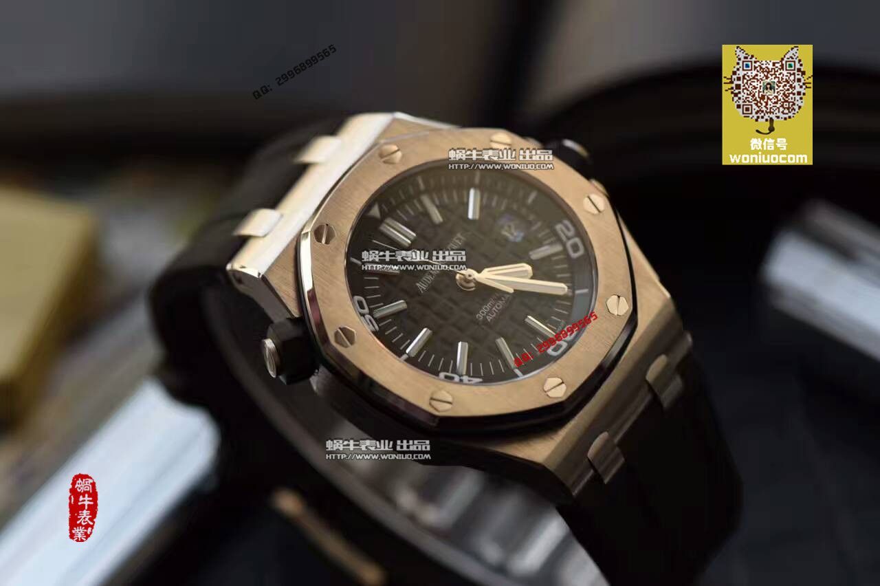 【实拍图鉴赏】N厂神器-爱彼复刻高仿AP皇家橡树离岸经典15703ST.OO.A002CA.01男士手表 / AP031B