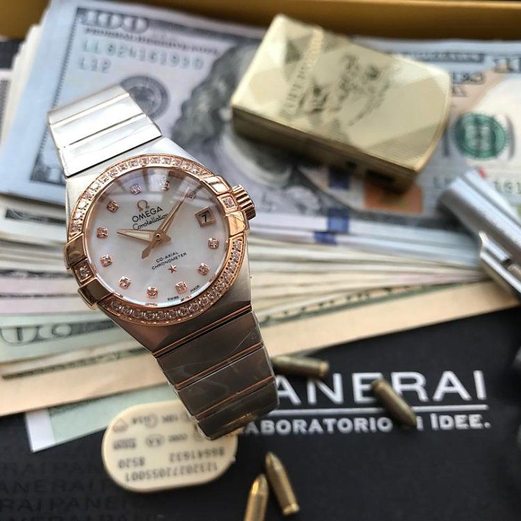 【实拍图鉴赏】HBBV6厂1:1超A精仿欧米茄星座系列1297.75.00女表