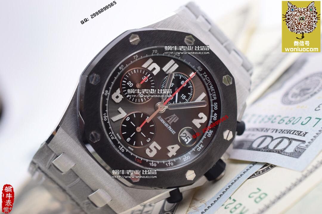 【实拍图鉴赏】JF厂1:1复刻高仿手表之爱彼AP皇家橡树离岸262191O.OO.D005CR.01男表 / JFAP262191O