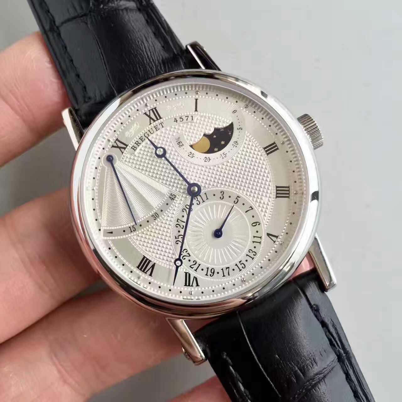 VF厂1:1高仿手表之宝玑经典系列月相男表 / BZ016