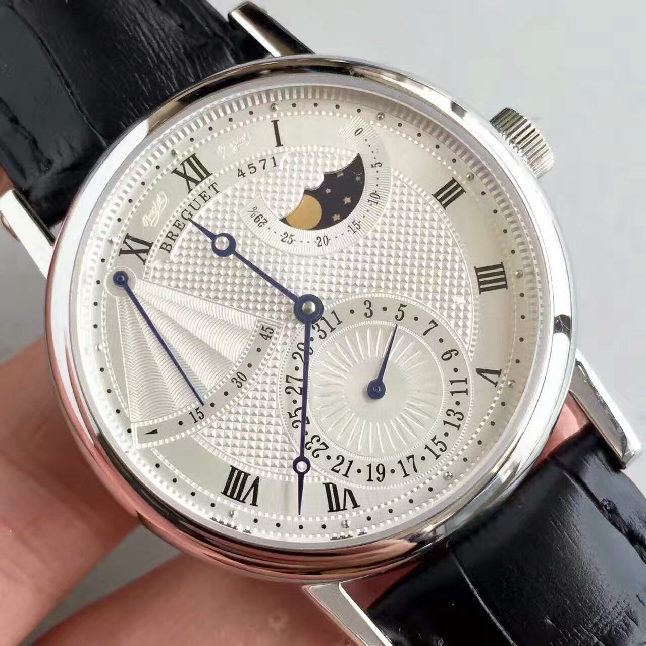 VF厂1:1高仿手表之宝玑经典系列月相男表 / BZ016