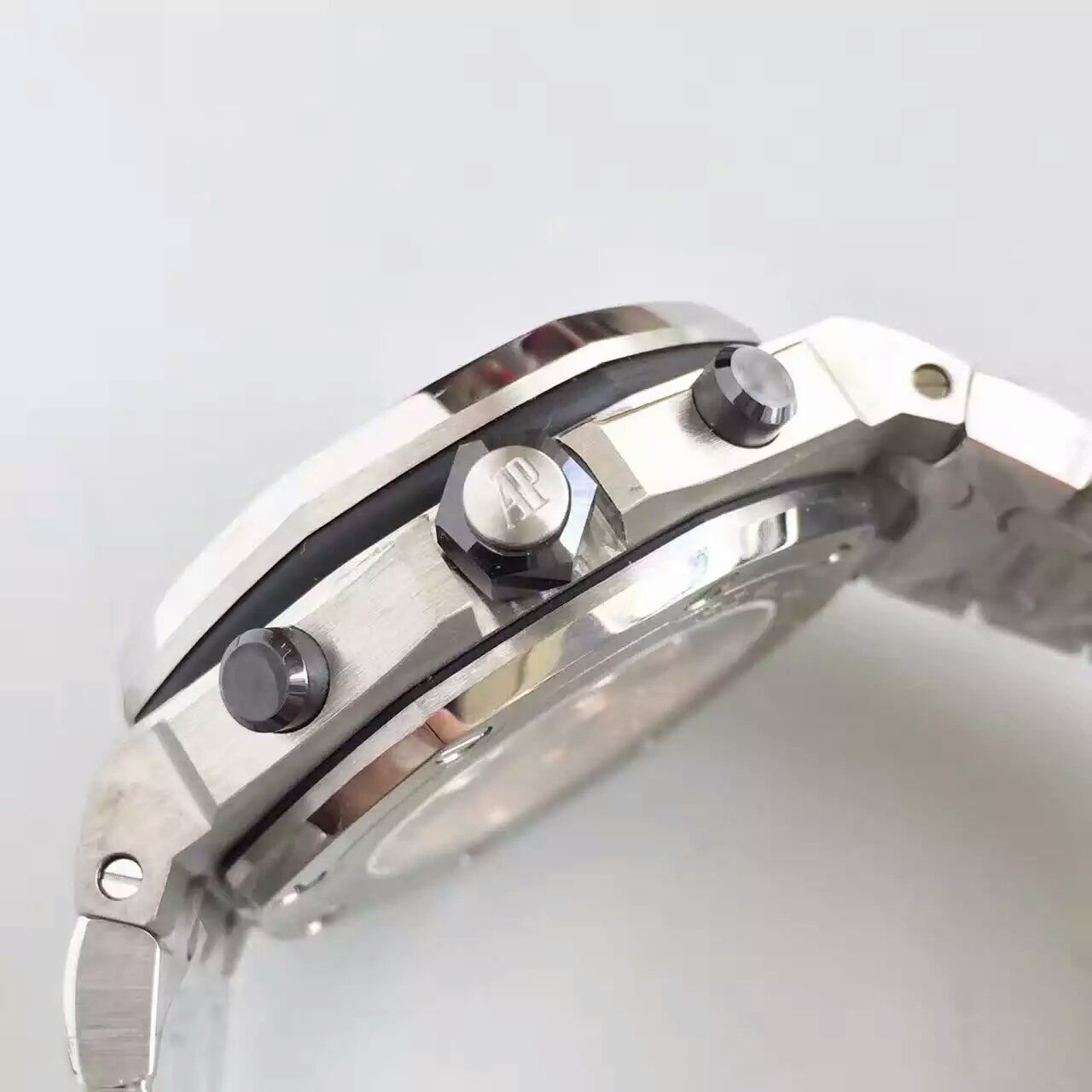 【JF厂超A高精仿】爱彼皇家橡树离岸型系列26470ST.OO.A027CA.01机械腕表《钢带》 / AP001.1