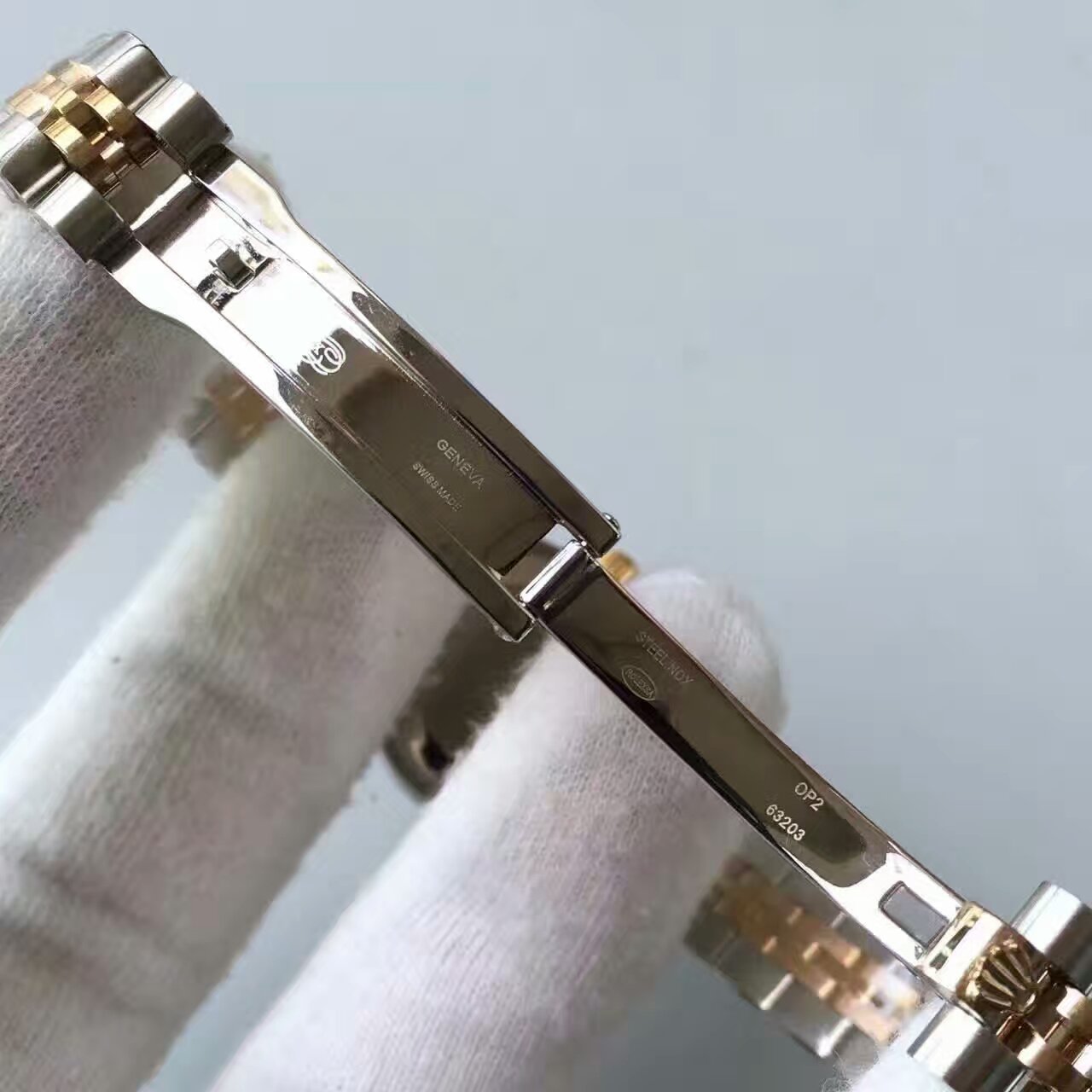 【台湾厂顶级复刻高仿手表】劳力士女装日志型系列279383RBR香槟面表盘女士腕表 / R144