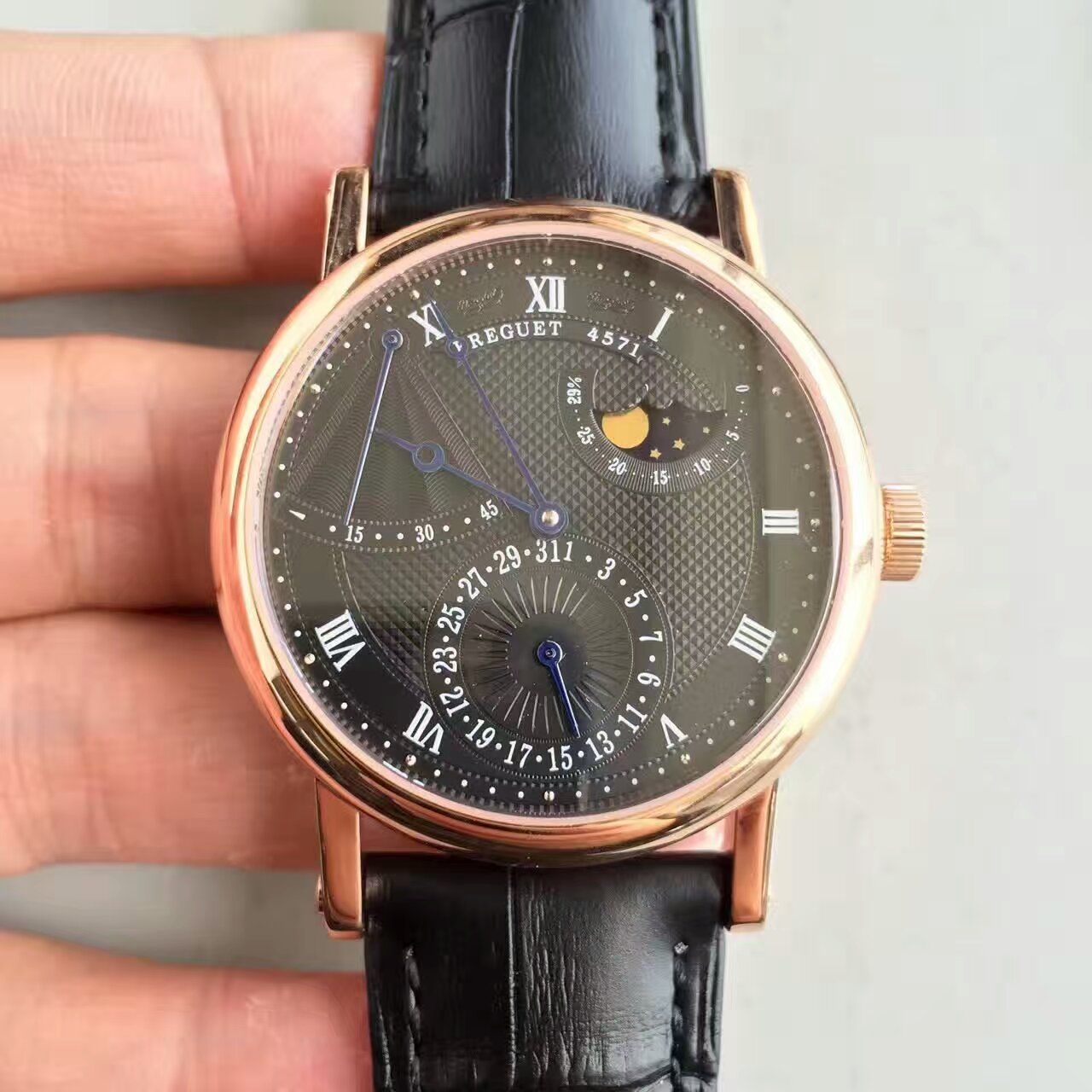 VF厂1:1高仿手表之宝玑经典系列月相男表 / BZ016