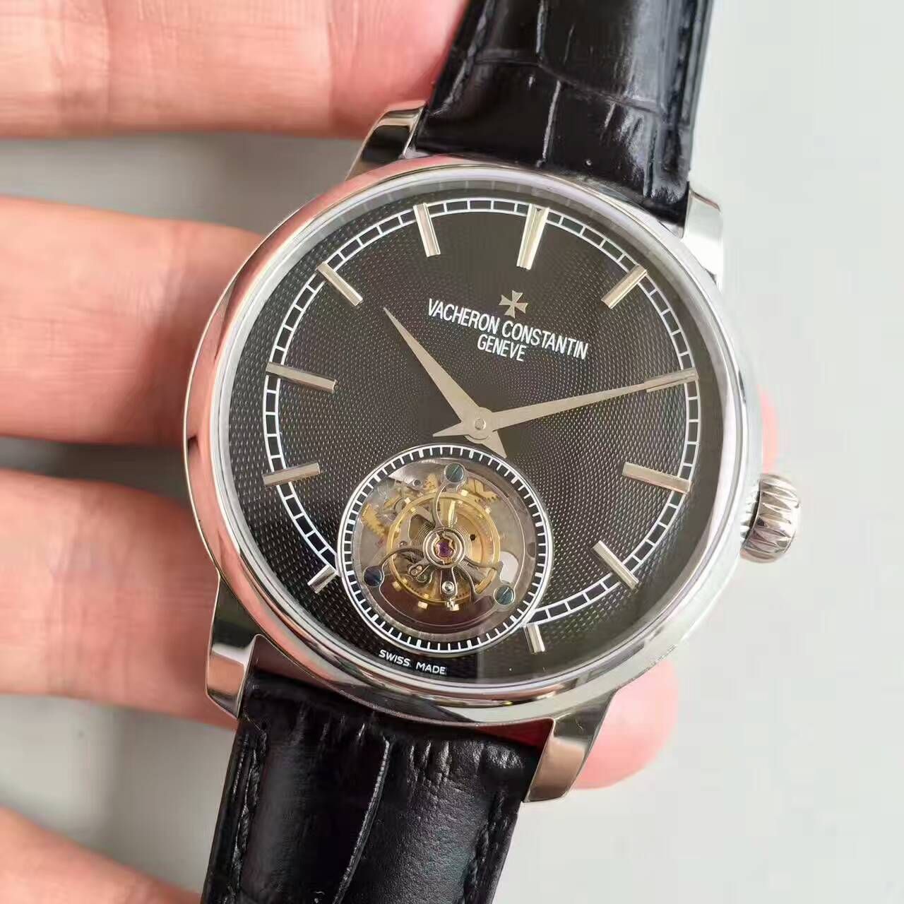 【LH厂顶级1:1高精仿手表】江诗丹顿传袭系列6500T/000P-B100真陀飞轮腕表 / JS181