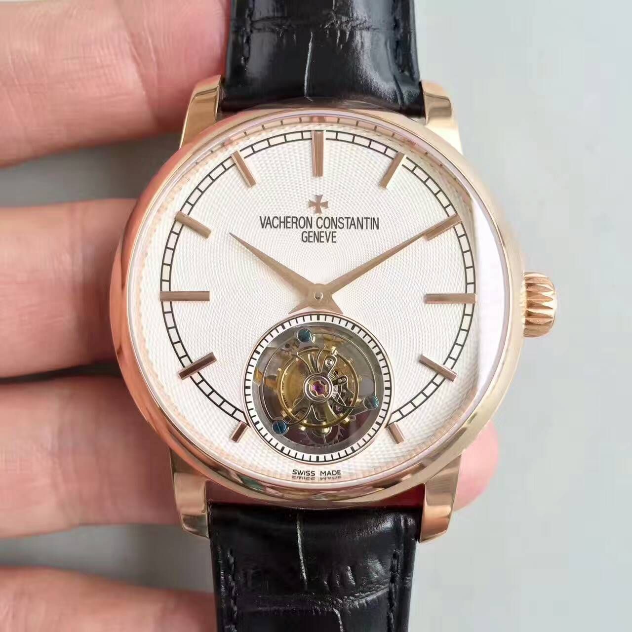 【LH厂顶级1:1高精仿手表】江诗丹顿传袭系列6500T/000P-B100真陀飞轮腕表 / JS181