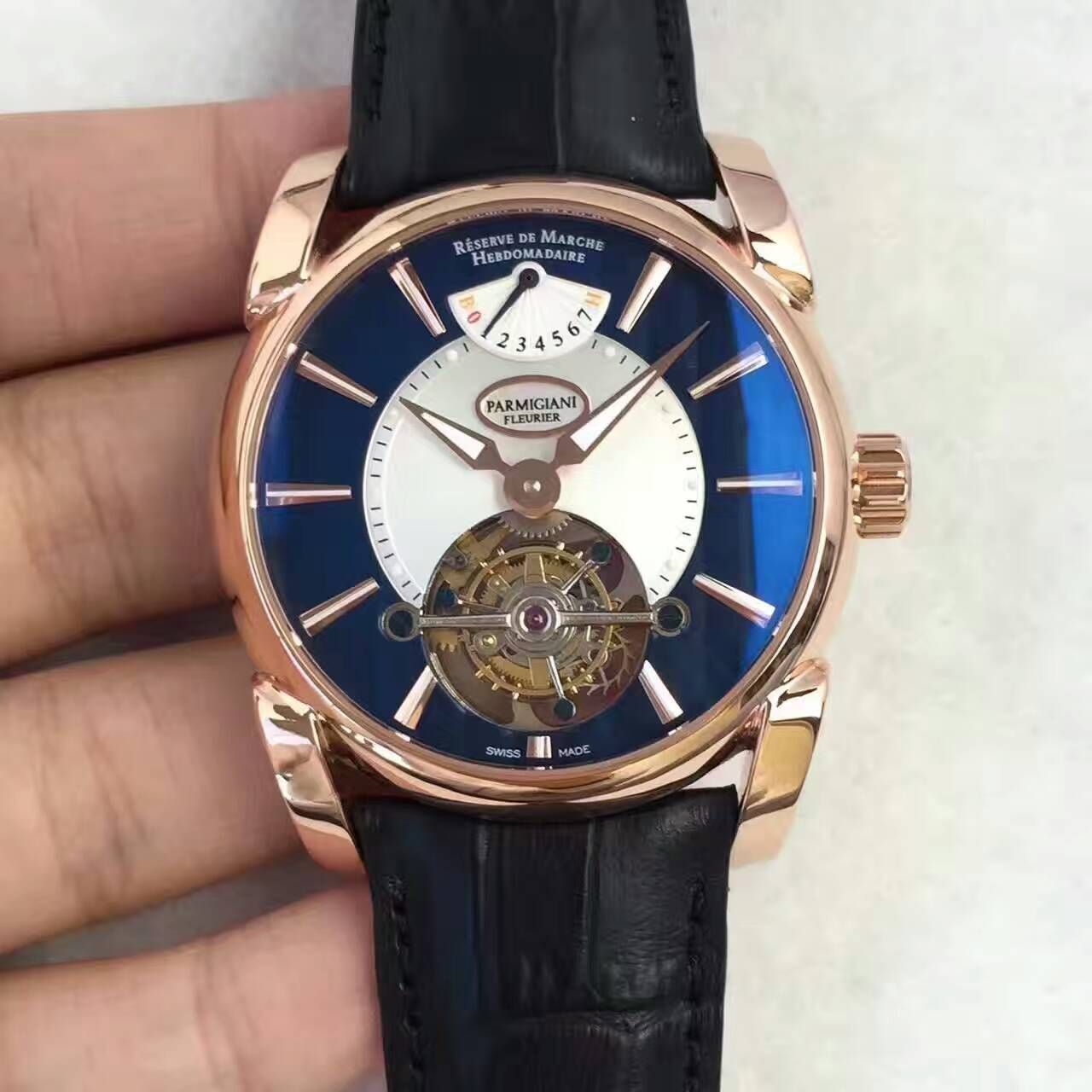 【BM厂一比一精仿手表】帕玛强尼TOURBILLON系列PF600696 陀飞轮腕表