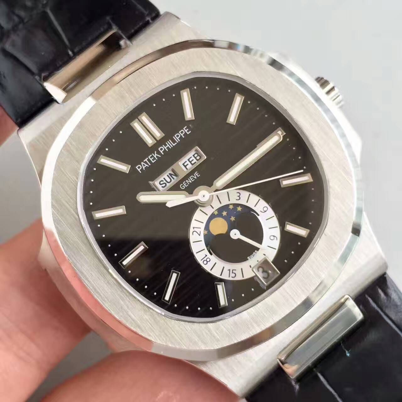 【KM一比一高精仿手表】百达翡丽Nautilus系列精钢男表5726A-001 / BD204