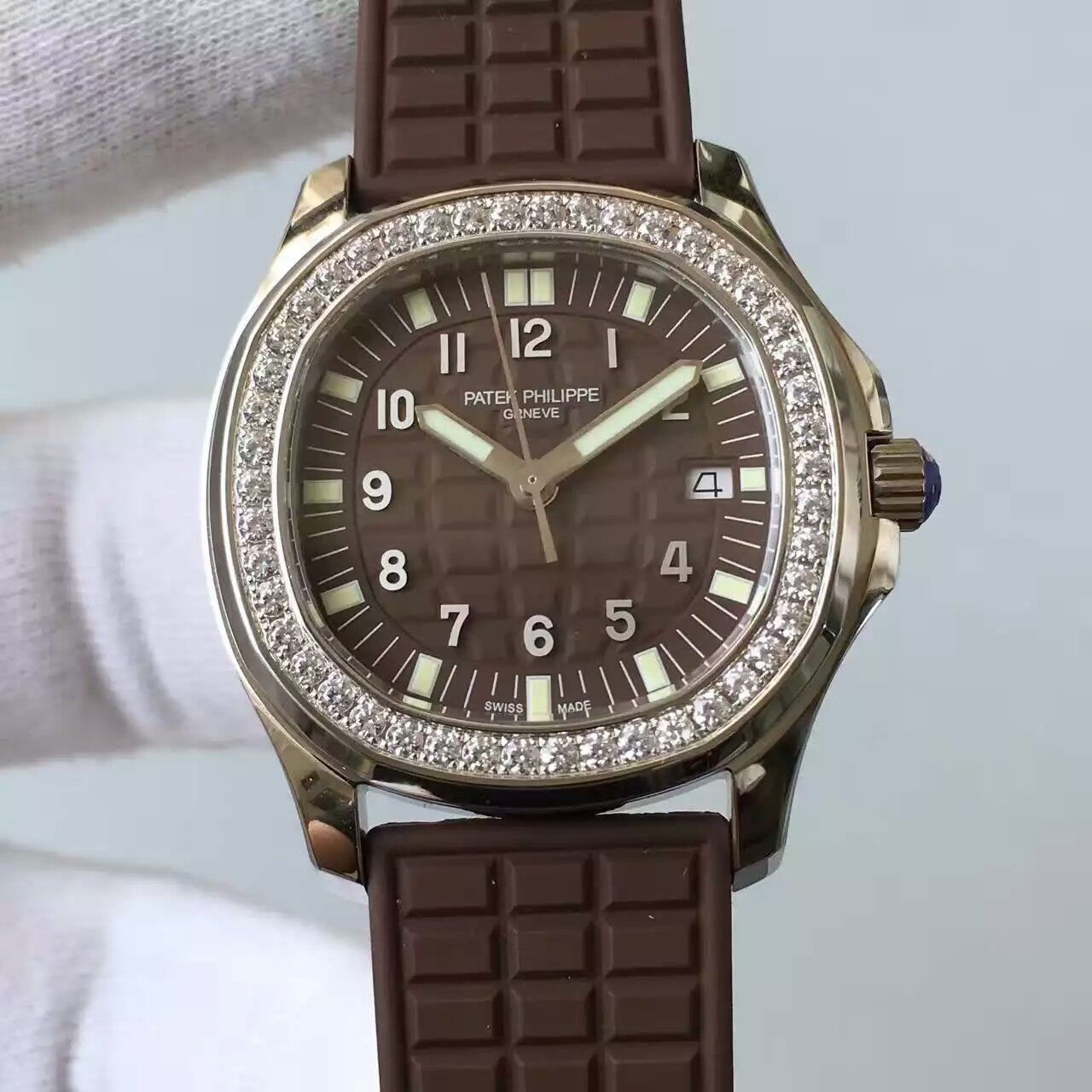 【BP厂1:1高仿手表】百达翡丽AQUANAUT系列5067A-023女士腕表 / BD187