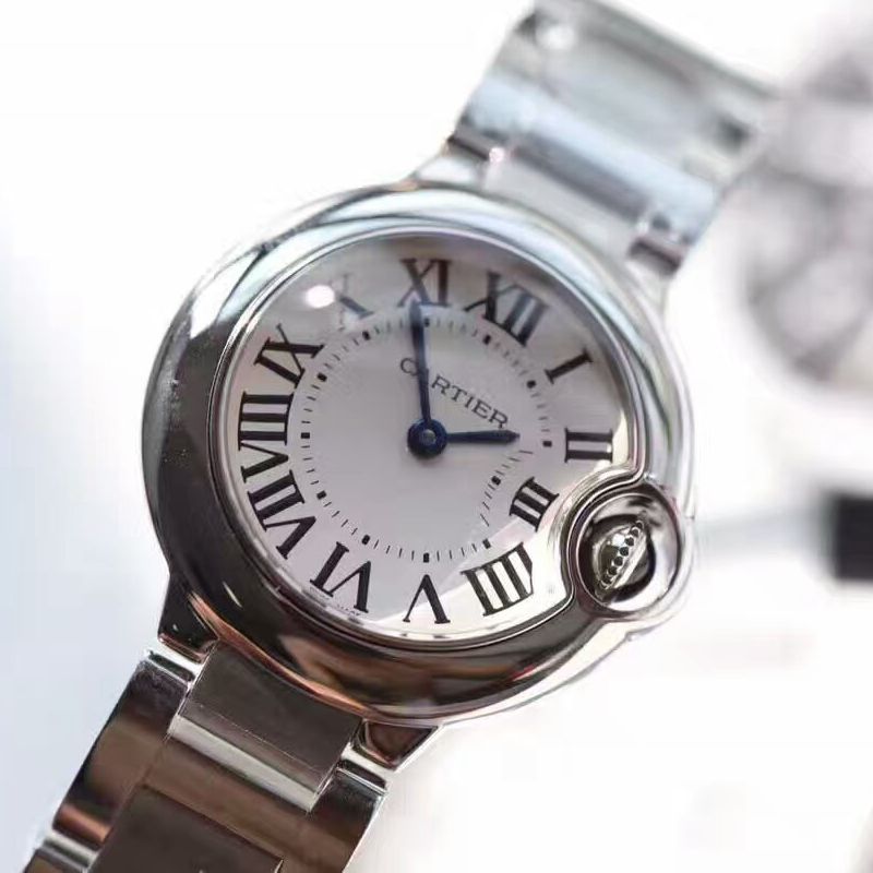 【HBBV6一比一顶级复刻高仿手表】卡地亚小号蓝气球女装28毫米石英机芯WE69010Z4