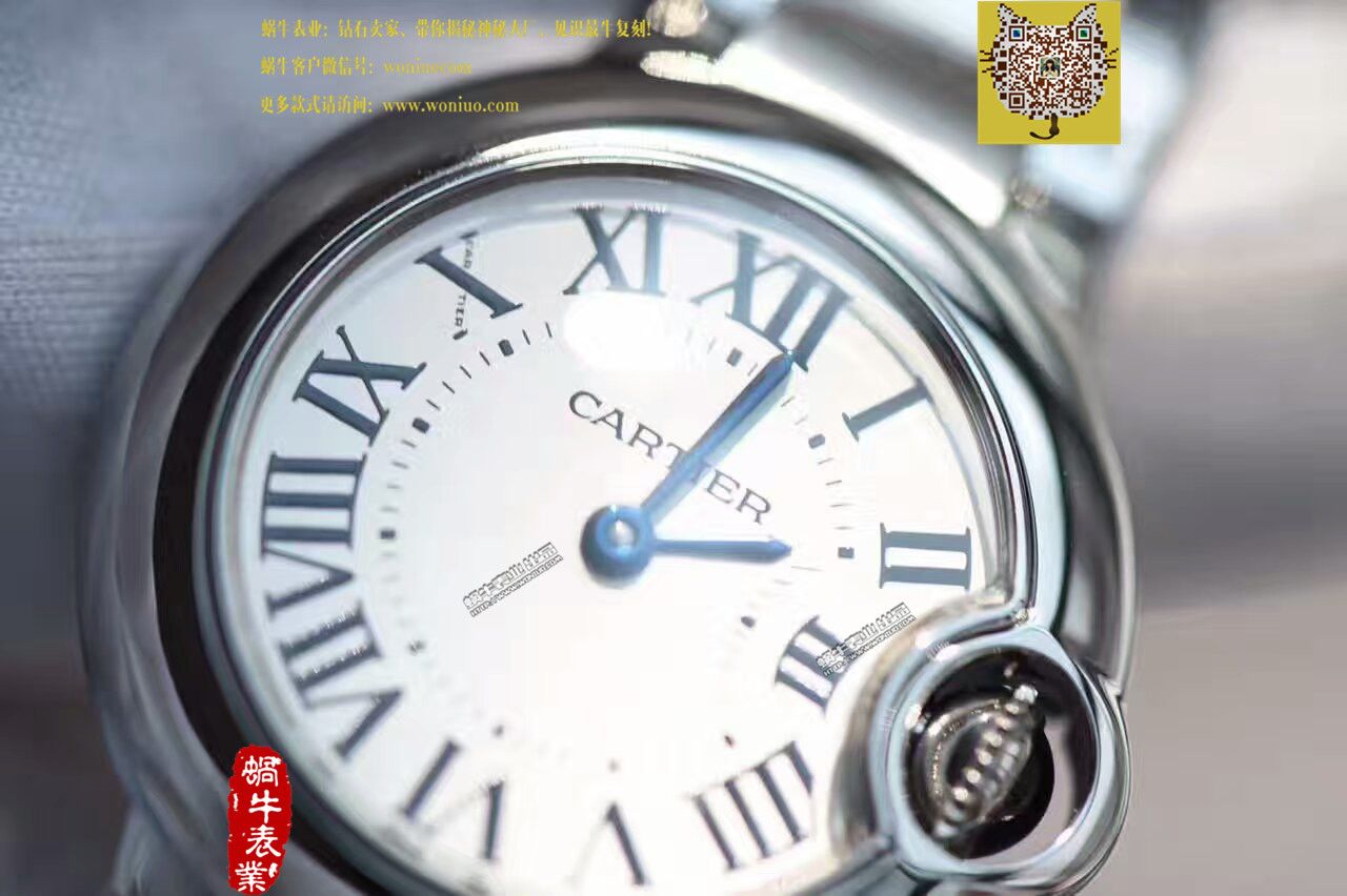 【HBBV6一比一顶级复刻高仿手表】卡地亚小号蓝气球女装28毫米石英机芯WE69010Z4 / K116