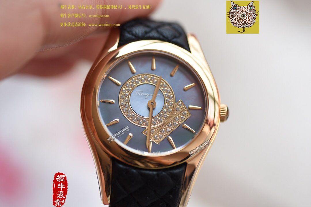 原单正品❣真正的美表菲拉格慕新款FG4女士腕表 / 菲拉格慕FG4