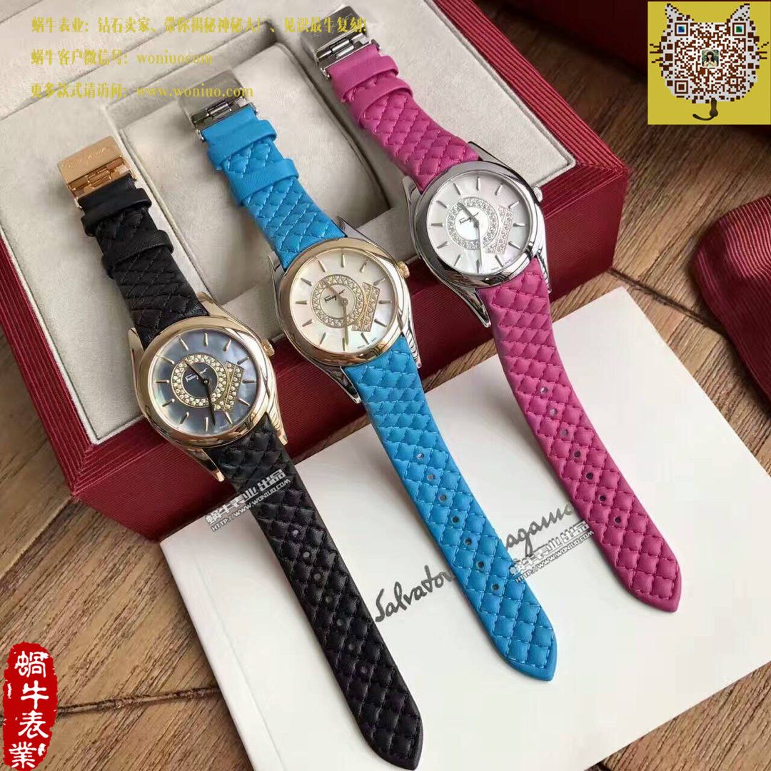 原单正品❣真正的美表菲拉格慕新款FG4女士腕表 / 菲拉格慕FG4