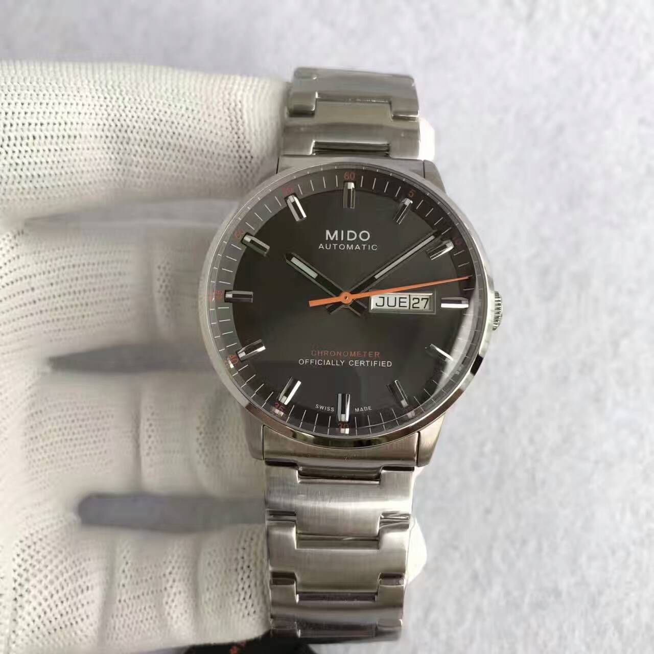 【台湾厂1比1超A高仿手表】美度指挥官系列M021.431.11.061.01腕表