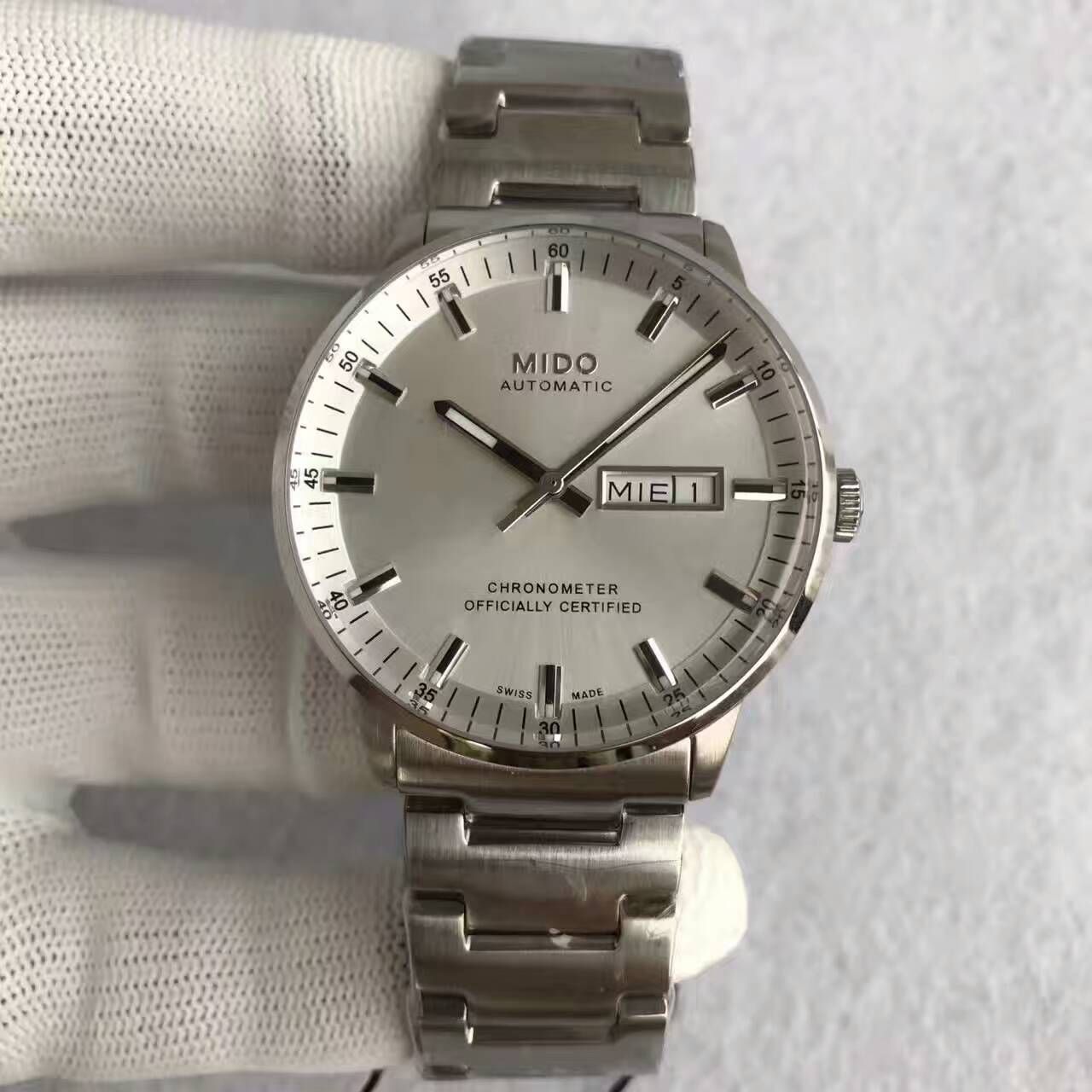 【台湾厂1:1超A高仿手表】美度指挥官系列M021.431.11.031.00腕表