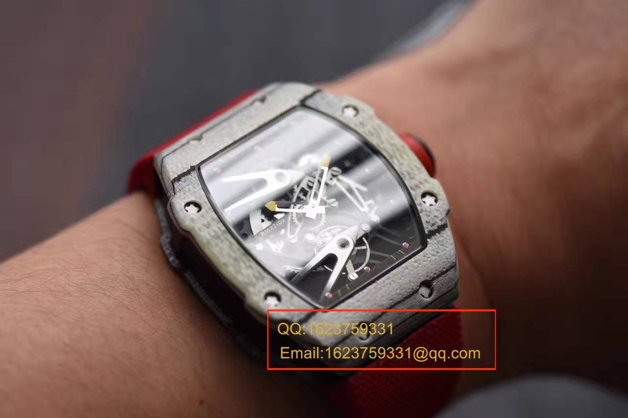 【RM厂顶级1:1复刻高仿手表】理查德米勒首款白面碳纤维腕表RM27-02--轻盈如羽毛 / RMBC27-02