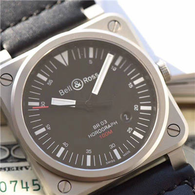 【BR一比一超A精高仿手表】柏莱士AVIATION系列BR 03-92 HOROLUM 腕表