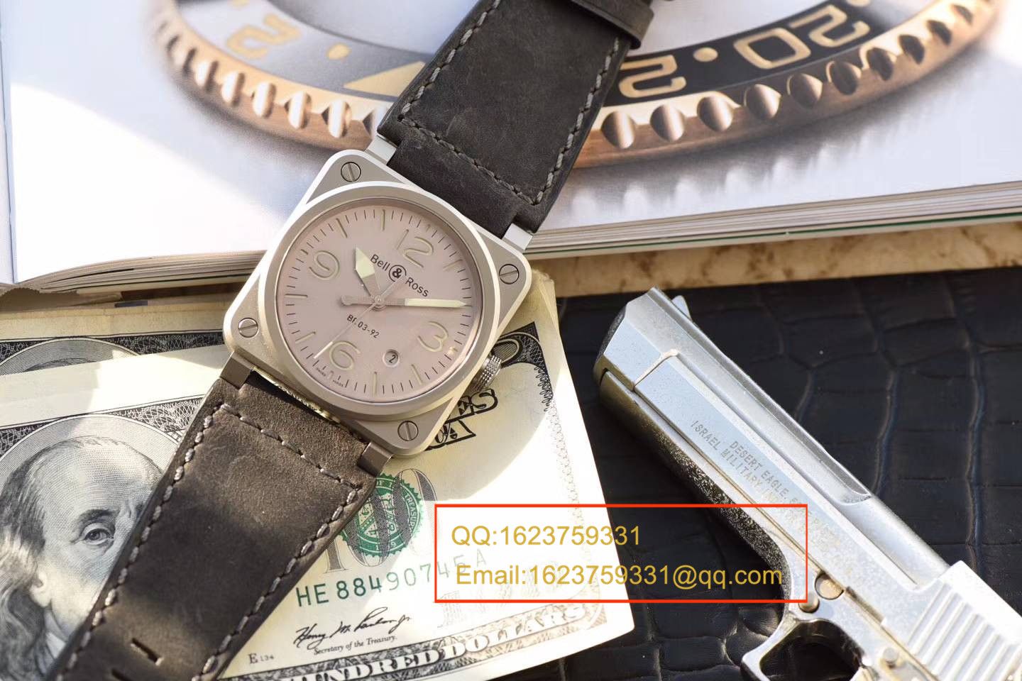 【BR一比一超A高仿手表】柏莱士AVIATION系列BR 03-92 HOROLUM 腕表 / BLBA015