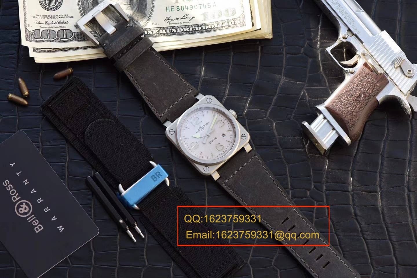 【BR一比一超A高仿手表】柏莱士AVIATION系列BR 03-92 HOROLUM 腕表 / BLBA015