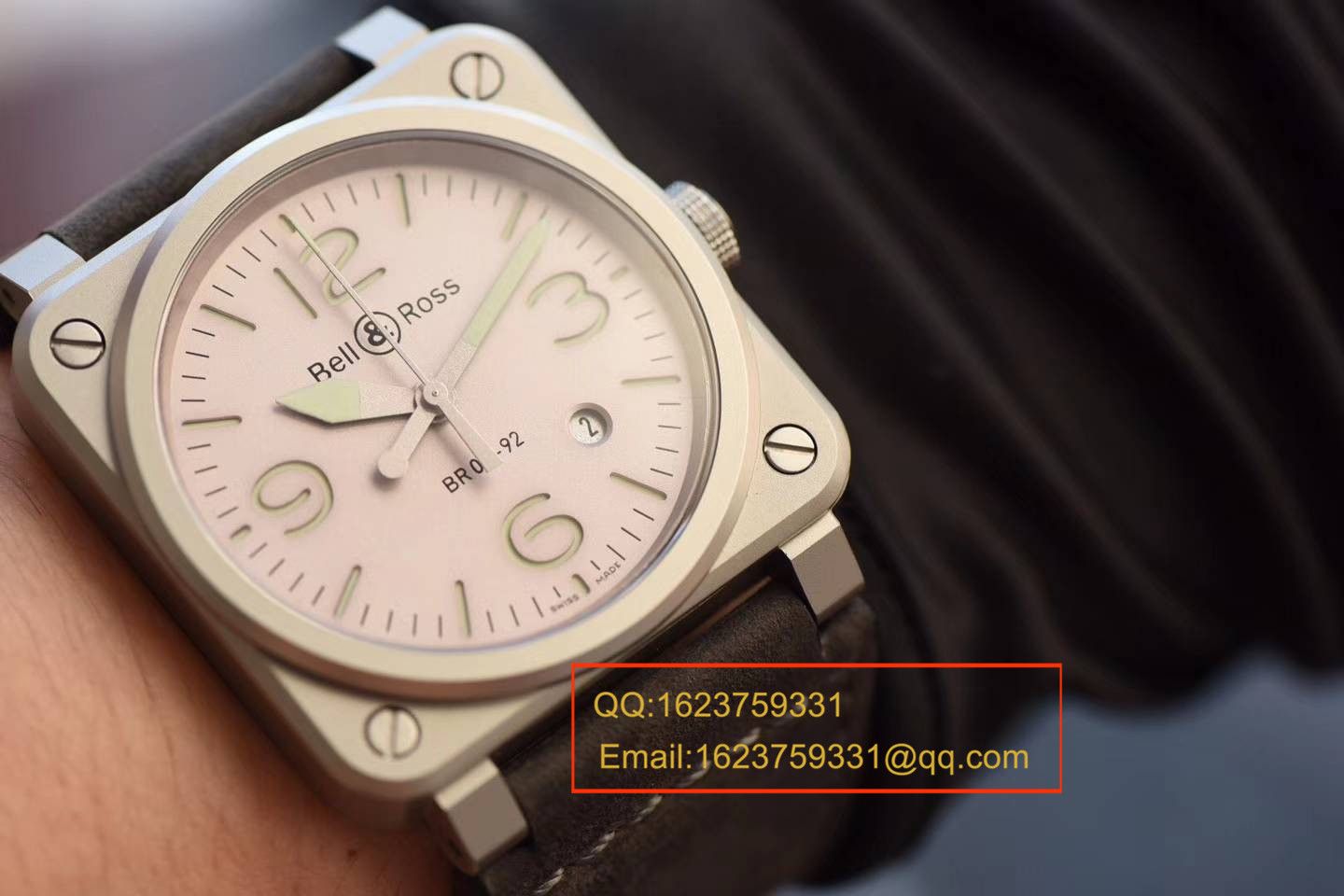 【BR一比一超A高仿手表】柏莱士AVIATION系列BR 03-92 HOROLUM 腕表 / BLBA015