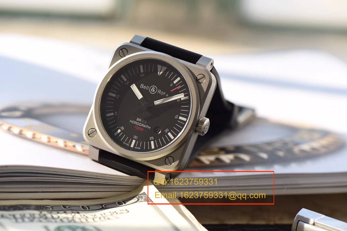 【BR一比一超A精高仿手表】柏莱士AVIATION系列BR 03-92 HOROLUM 腕表 / BABL016