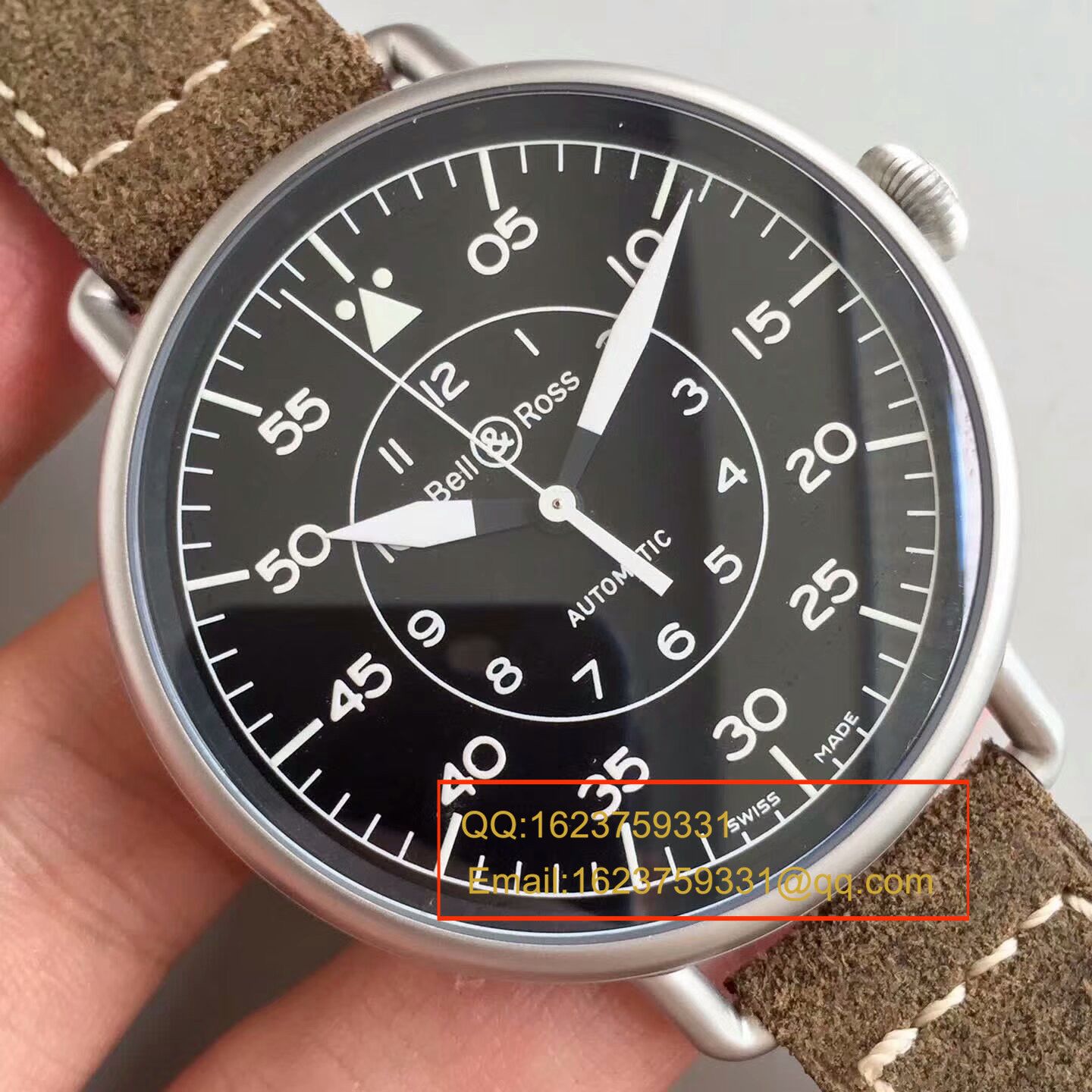 【BR一比一超A复刻手表】柏莱士VINTAGE 系列WW1-92 MILITARY腕表 / BLBA017