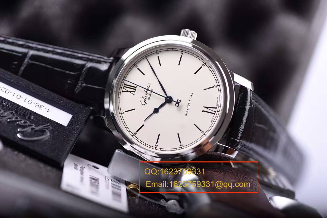 【独家视频测评】FK厂一比一超A高仿手表格拉苏蒂原创精髓系列1-36-01-01-02-01 / GLA0130