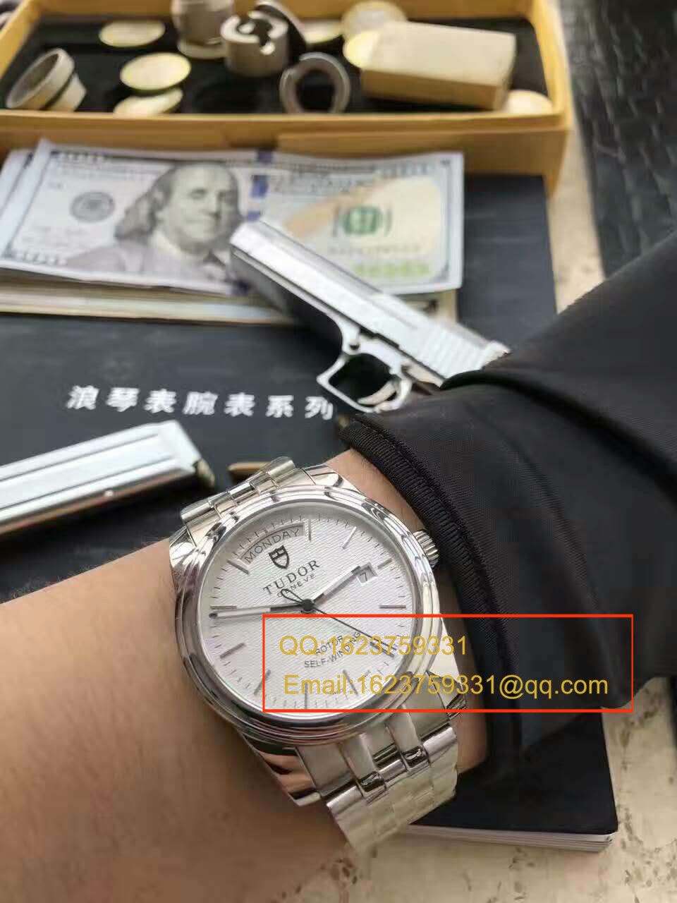 【实拍图鉴赏】台湾厂超A高仿手表帝舵骏珏系列56000-68060男士机械手表 / DT008