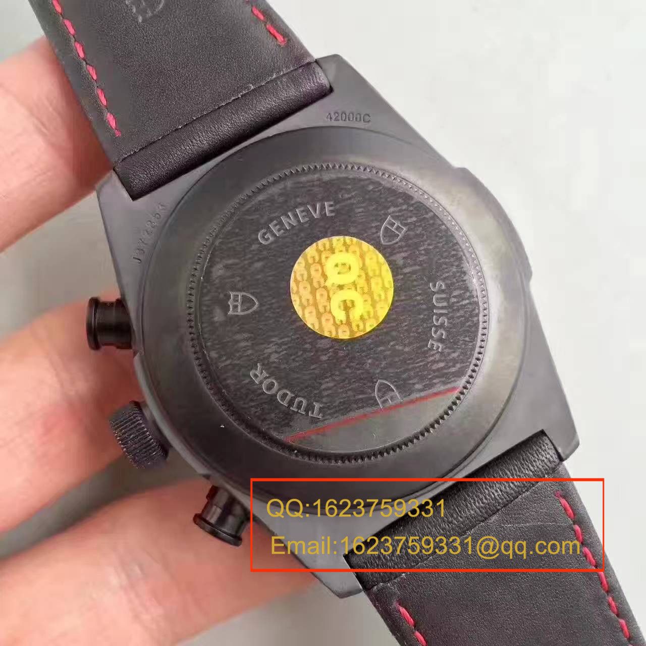 【ZF厂1:1复刻高仿手表】帝舵《杜卡迪大魔鬼》FASTRIDER BLACK SHIELD系列42000CR橡胶表带腕表 / DTBC006