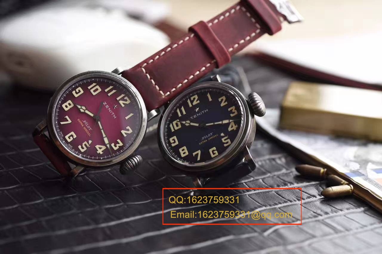 【独家视频测评XF厂1:1超A高精仿手表】真力时飞行员系列11.1940.679 / 53.C808复古大飞腕表 / ZSLB035