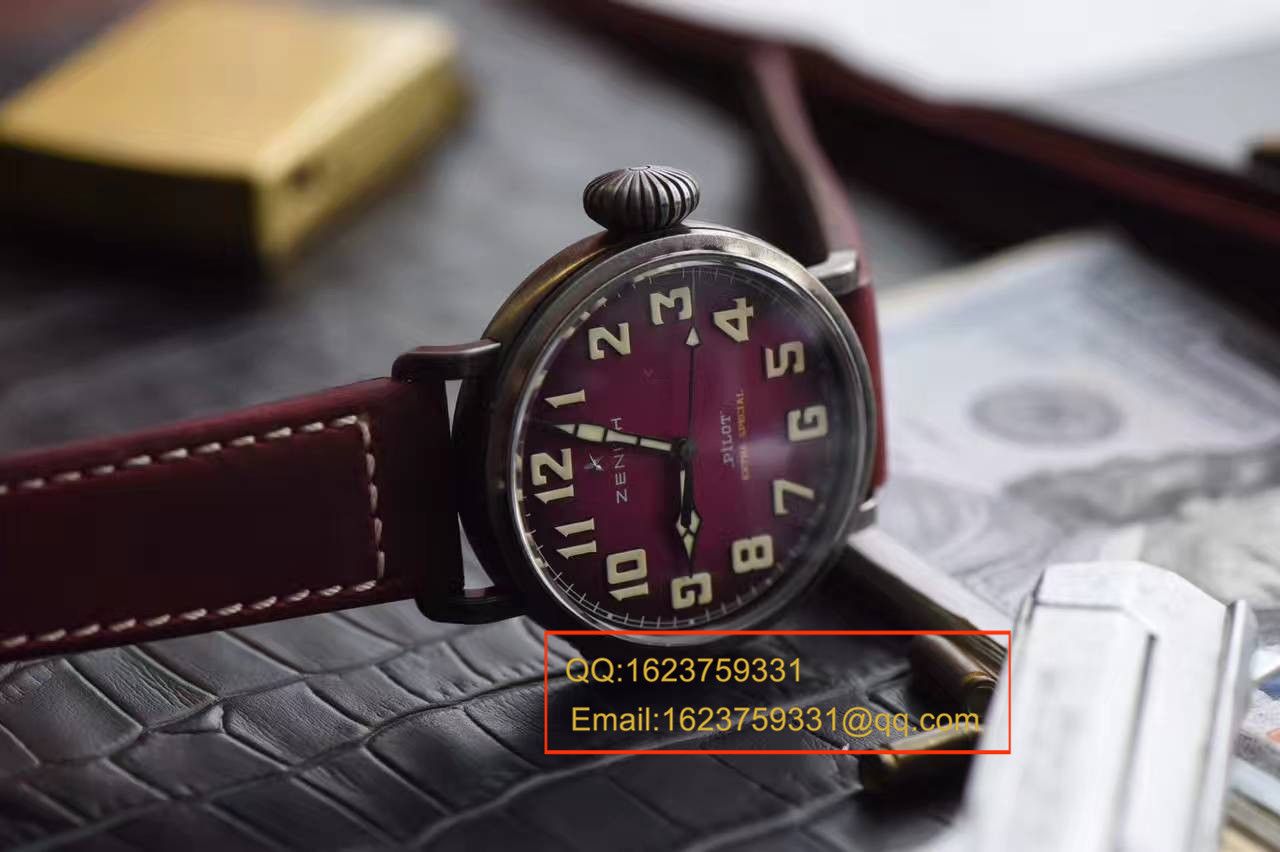 【独家视频测评XF厂1:1超A高精仿手表】真力时飞行员系列11.1940.679 / 53.C808复古大飞腕表 / ZSLB035