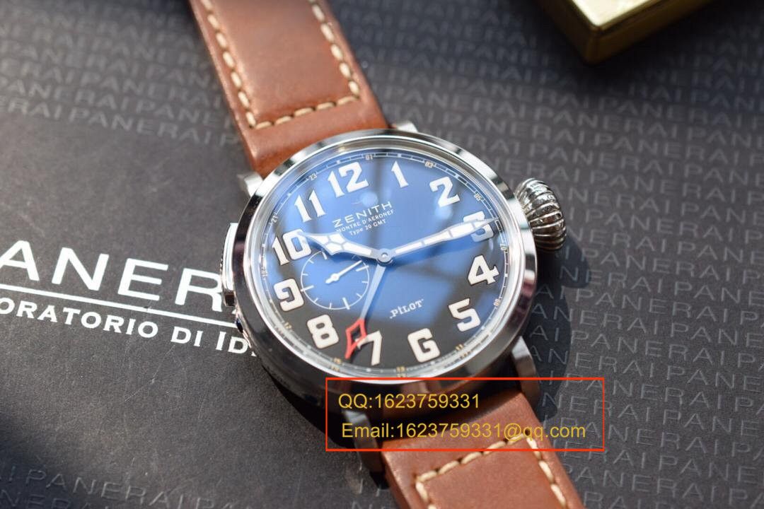 【独家视频测评KW超A一比一精高仿手表】真力时飞行员系列03.2430.693/21.C723男表 / ZSL026