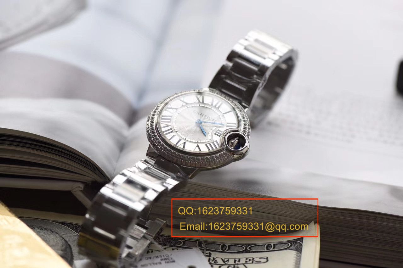 【V6厂一比一超A高仿手表】卡地亚蓝气球系列小号33毫米女士石英机芯腕表 / KAF127