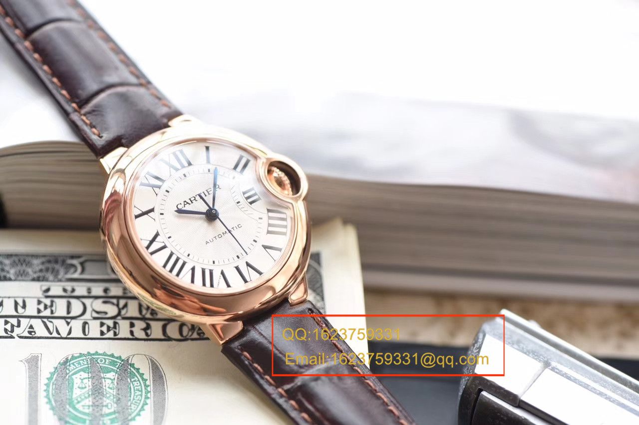 【独家视频测评V6厂一比一超A高仿手表】卡地亚小号蓝气球系列33毫米W6920097女士腕表 / K126