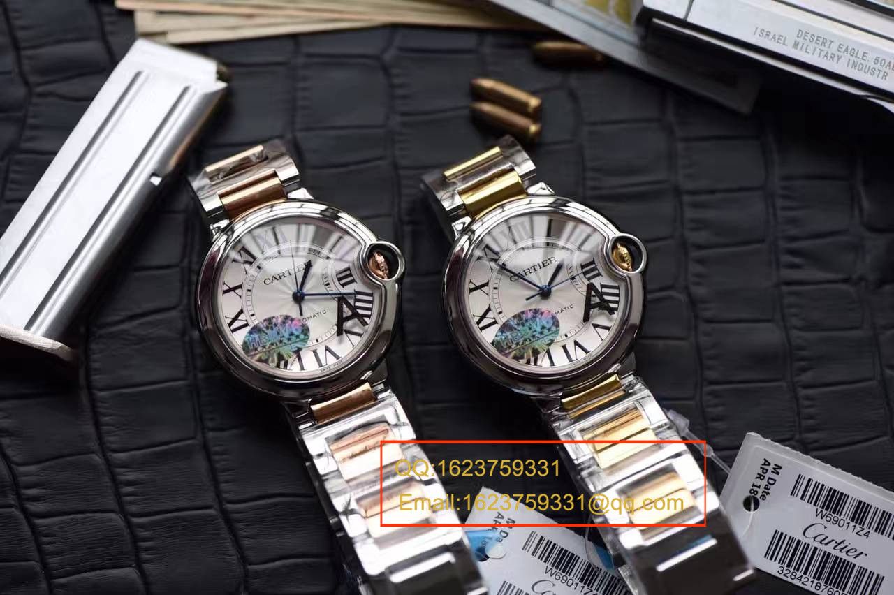 【独家视频测评V6厂1:1高精仿手表】卡地亚蓝气球系列W2BB0003《中号蓝气球36毫米》女士腕表 / KAG094