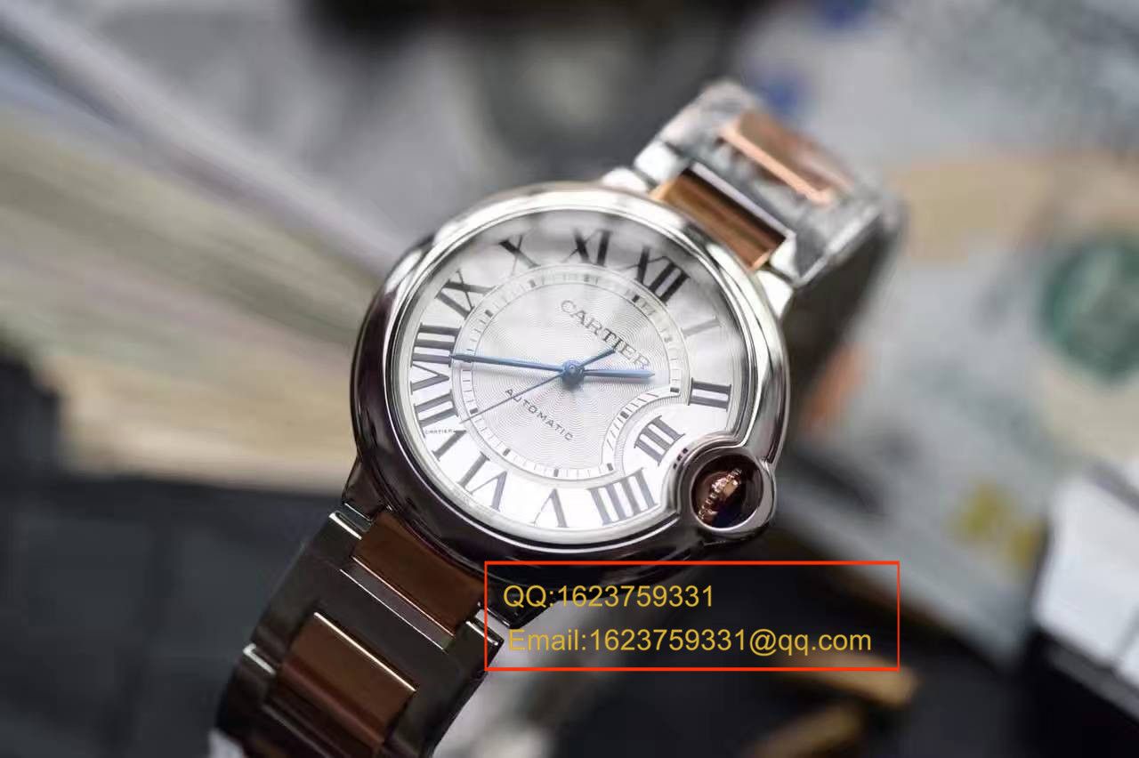 【独家视频测评V6厂1:1高精仿手表】卡地亚蓝气球系列W2BB0003《中号蓝气球36毫米》女士腕表 / KAG094