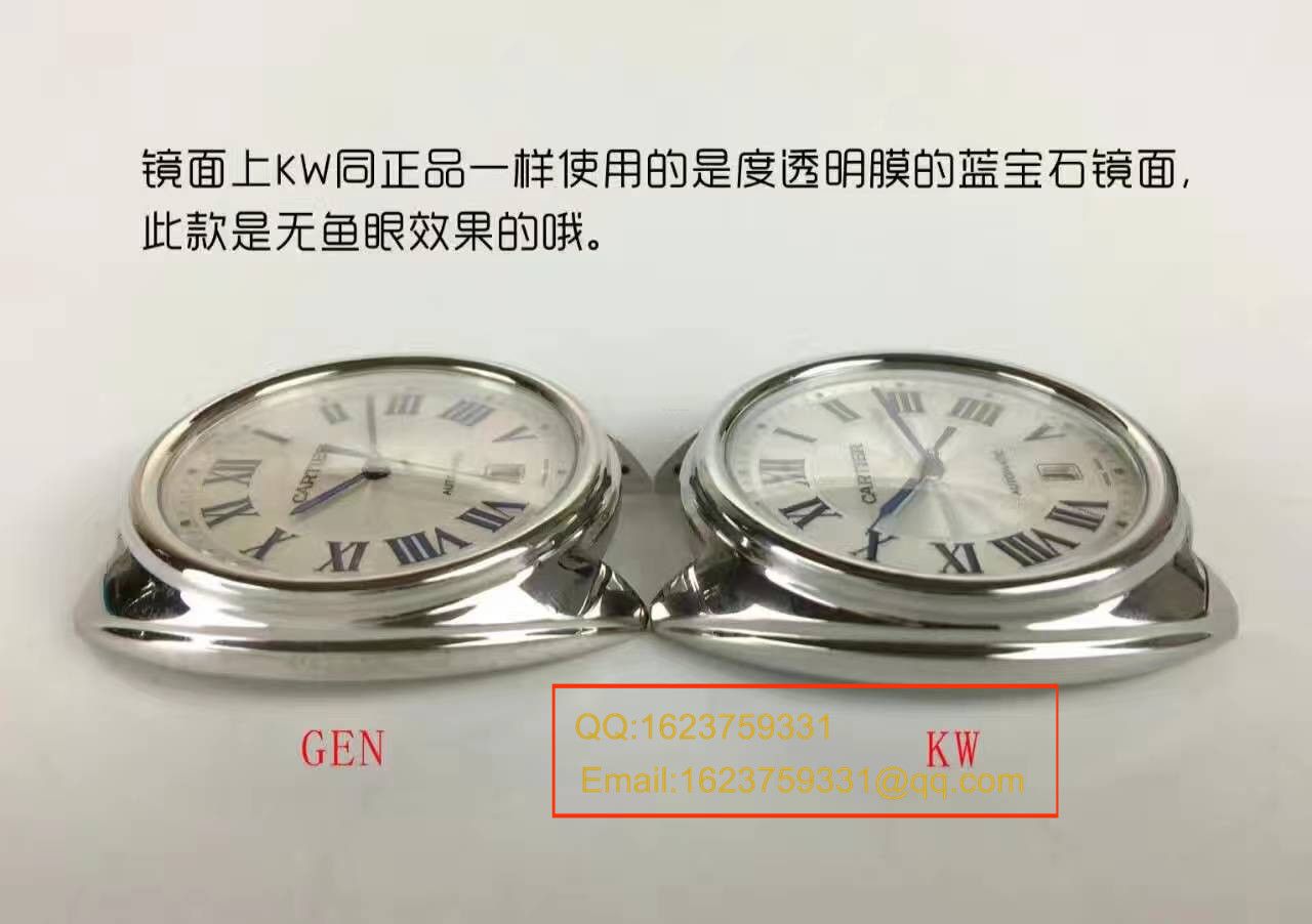 【独家视频测评KW厂一比一高精仿手表】卡地亚钥匙系列 WSCL0006女装35毫米手表 / KAI005