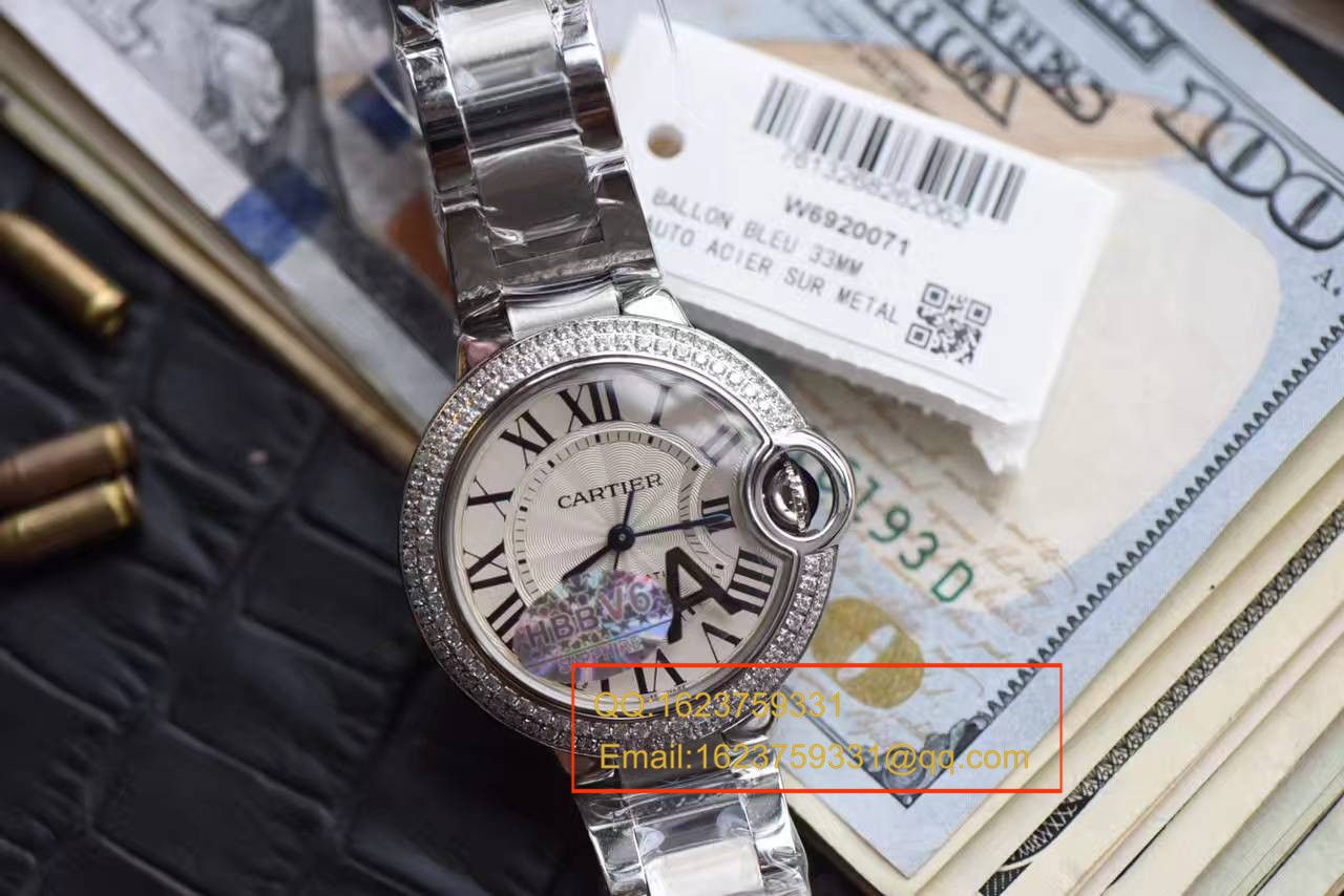 【HBBV6厂一比一超A高仿手表】卡地亚蓝气球系列WE9006Z3《大号36毫米》、中号33毫米WE902035女表 / K124