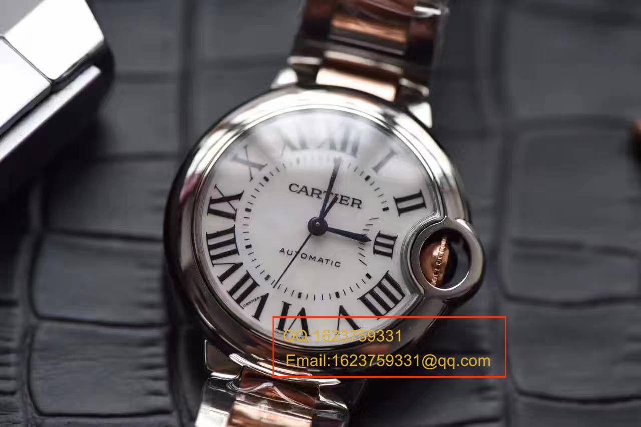 【独家视频评测HBBV6厂顶级复刻高仿33毫米手表】卡地亚蓝气球系列玫瑰金小号蓝气球W6920099女士腕表 / KAG099