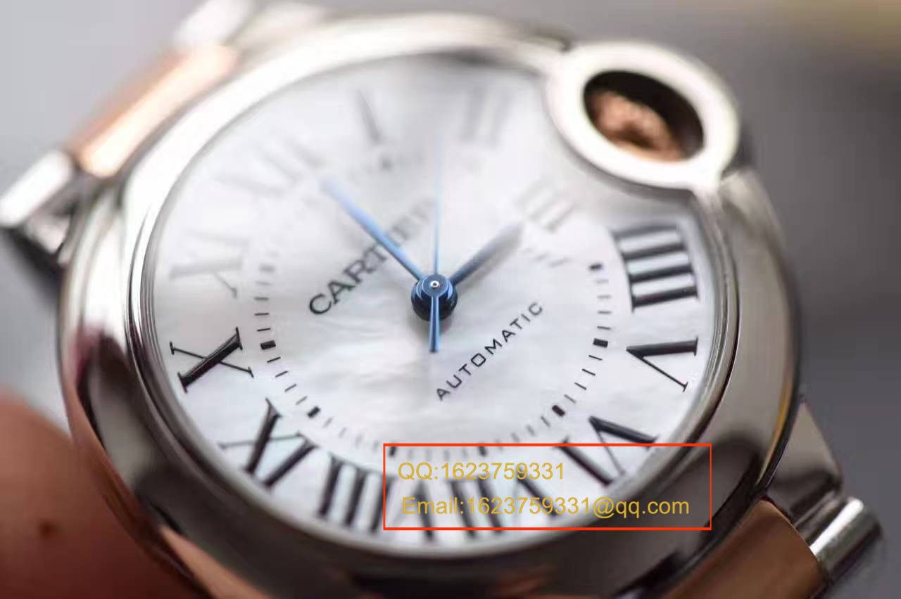 【独家视频评测HBBV6厂顶级复刻高仿33毫米手表】卡地亚蓝气球系列玫瑰金小号蓝气球W6920099女士腕表 / KAG099