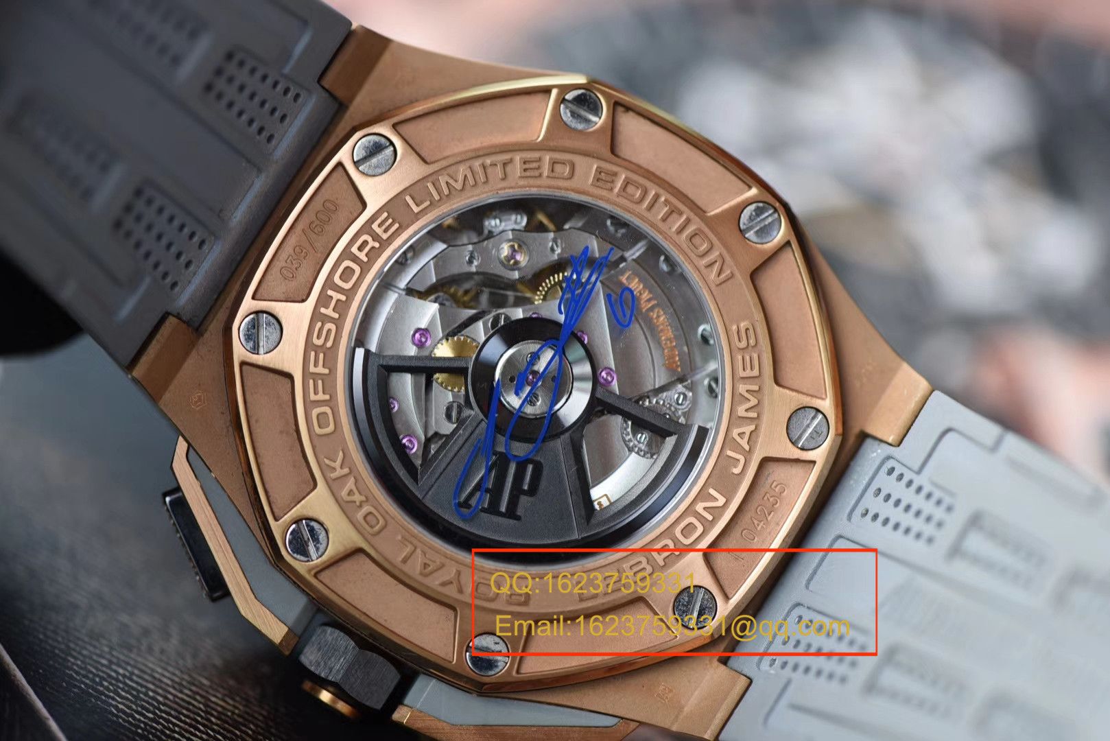 【视频评测JF厂一比一高精仿手表】爱彼AP皇家橡树离岸型詹姆斯签名特别版26210OI.OO.A109CR.01腕表 / APDB043