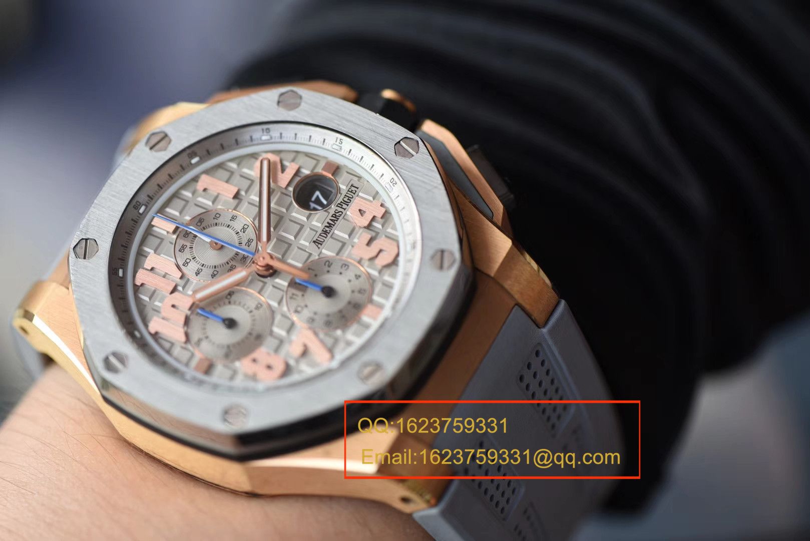 【视频评测JF厂一比一高精仿手表】爱彼AP皇家橡树离岸型詹姆斯签名特别版26210OI.OO.A109CR.01腕表 / APDB043